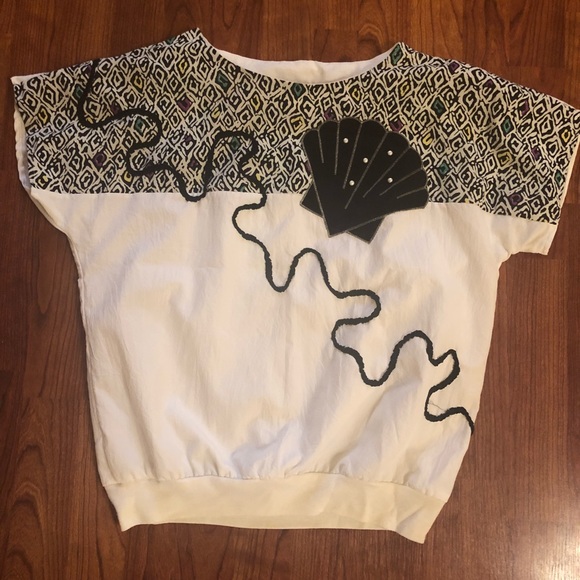 80s/90s Vintage Set Duo⭕️Florida Style Top & Pants - Picture 8 of 8